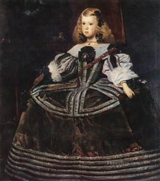  Infant Oil Painting - Portrait of the Infanta Margarita Diego Velazquez